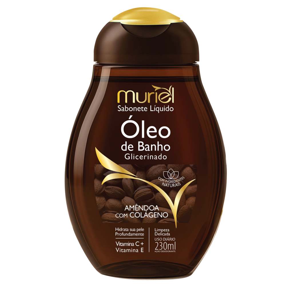 Óleo De Banho Muriel Amêndoa Com Colágeno 230ml