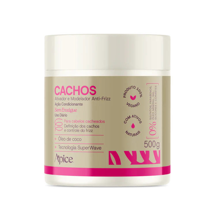 Ativador e Modelador de Cachos Ápice Cachos Essense Anti-Frizz 500g