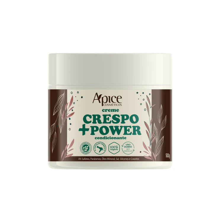 Creme de pentear Ápice Crespo + Power No Poo Condicionante 500g