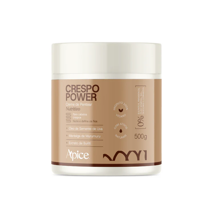 Creme de pentear Ápice Crespo Power No Poo Condicionante 500g