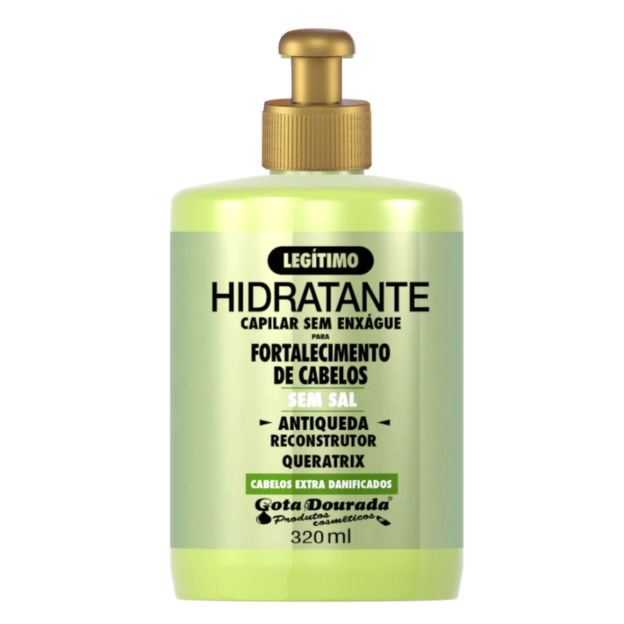 Creme Sem Enxague Gota Dourada Antiqueda 320ml