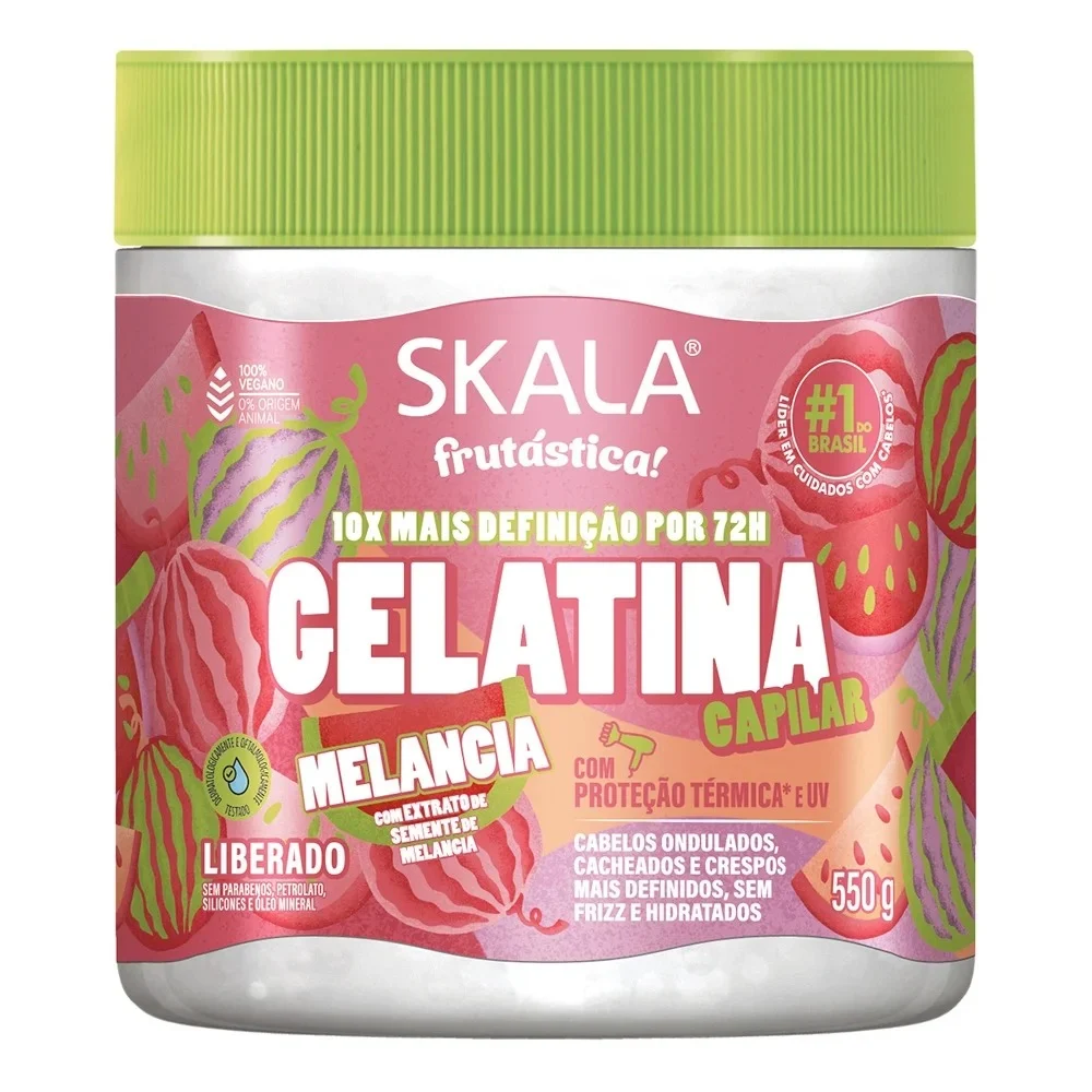 Gelatina Skala Frutástica Melancia 550G