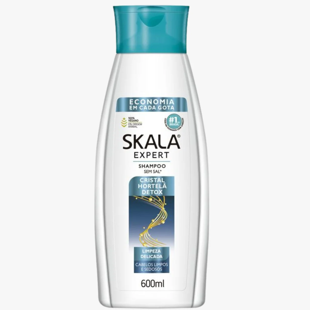 Shampoo Skala Cristal Hortelã Detox 600ml