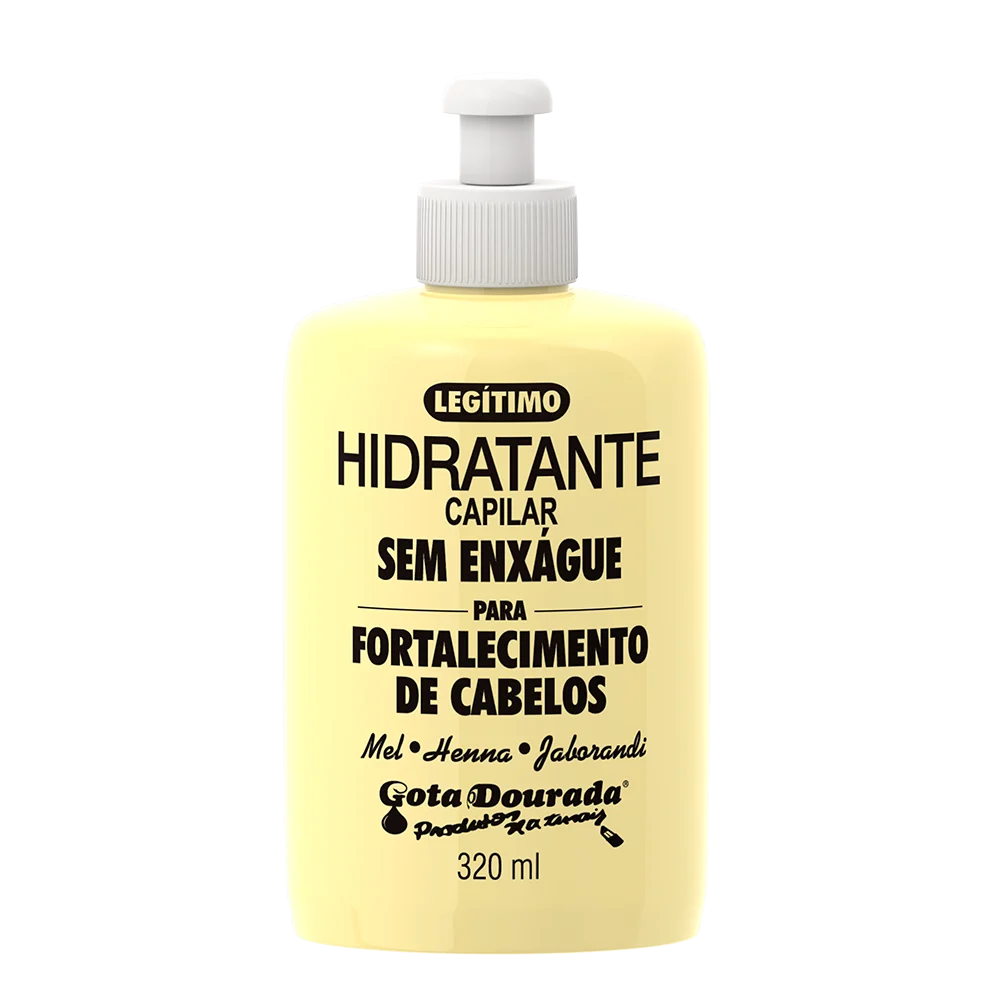 Creme Sem Enxague Gota Dourada Fortalecimento 320ml