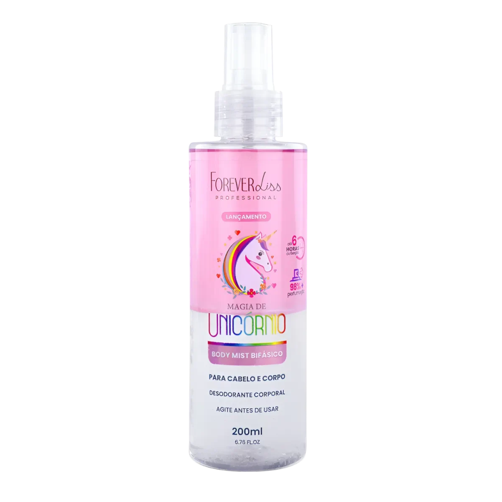 Body Mist Forever Liss Magia De Unicórnio 200ml