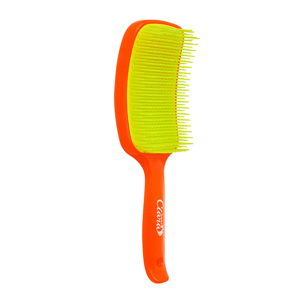 Escova Santa Clara Flex Color Laranja e Verde Ref. 6251