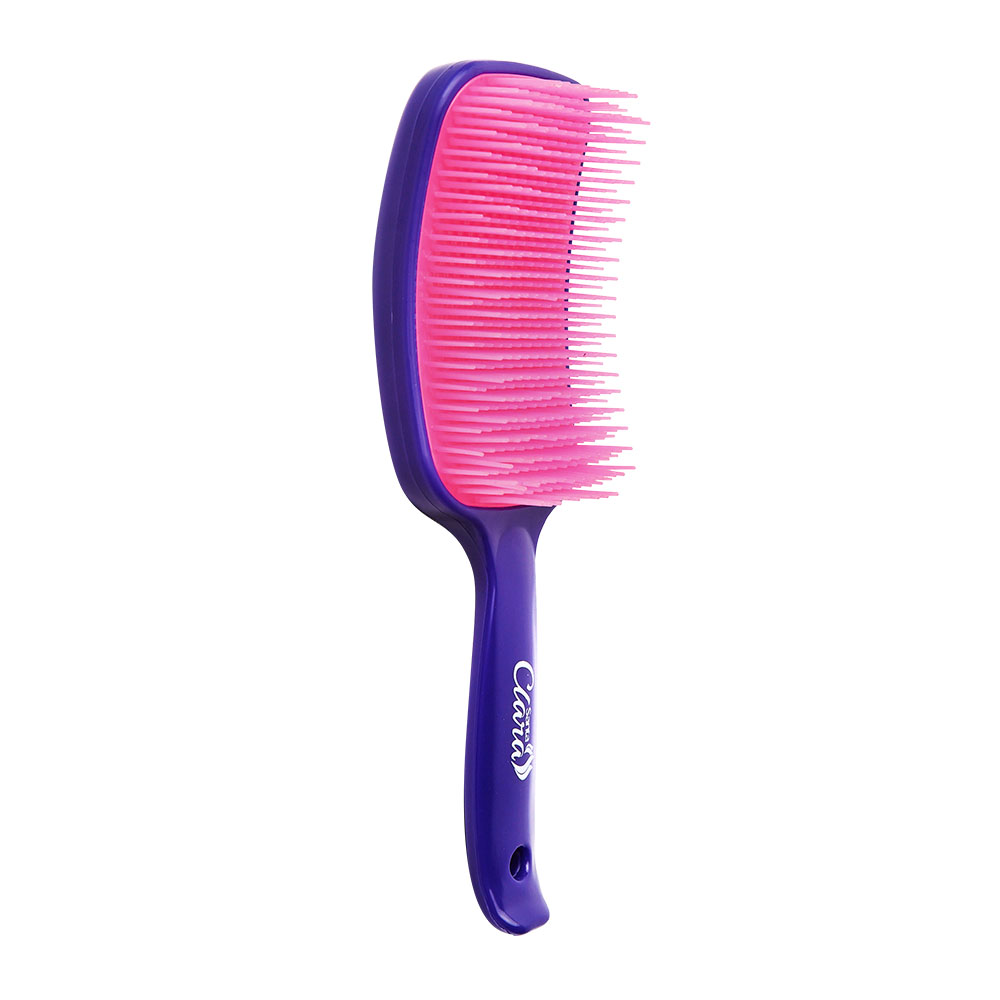Escova Santa Clara Flex Color Roxa e Pink Ref. 6252