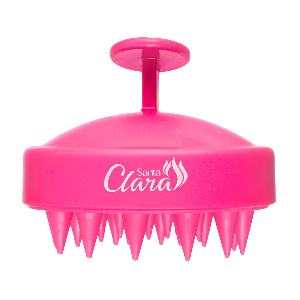 Escova Massageadora Capilar Santa Clara Pink Ref. 6475