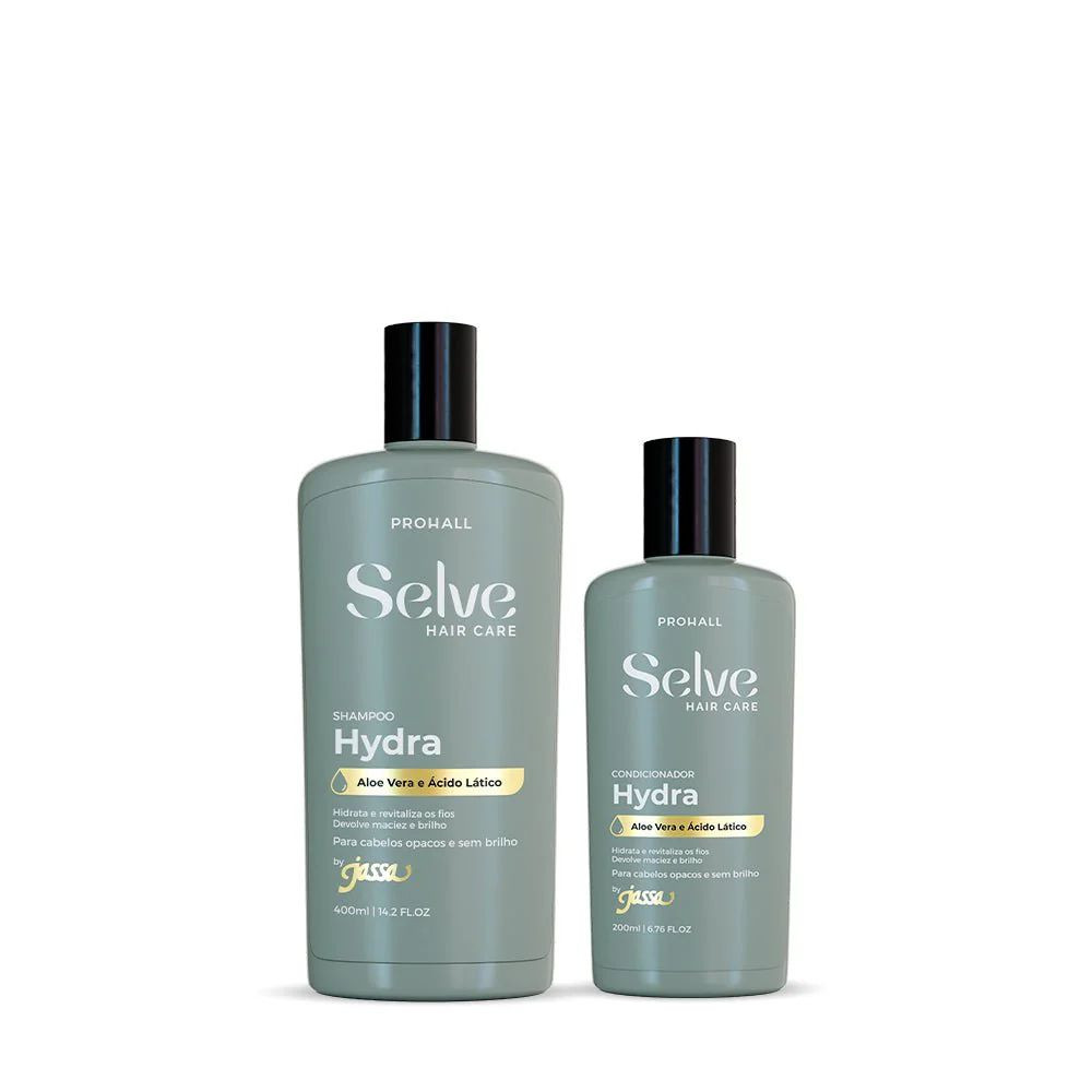 Kit Shampoo 400ml + Condicionador 200ml Prohall Selve Hair Care Hydra