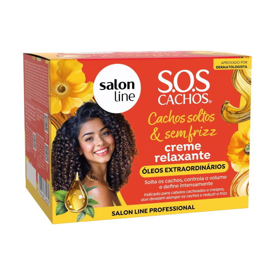 Creme Relaxante S.O.S Cachos Óleos Extraordinários 200G