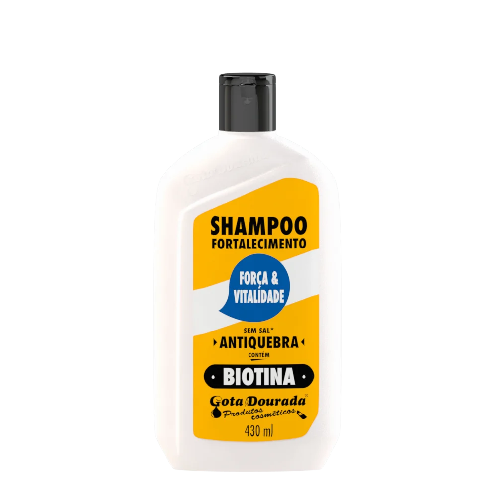 Shampoo Gota Dourada Fortalecimento Biotina 430ml
