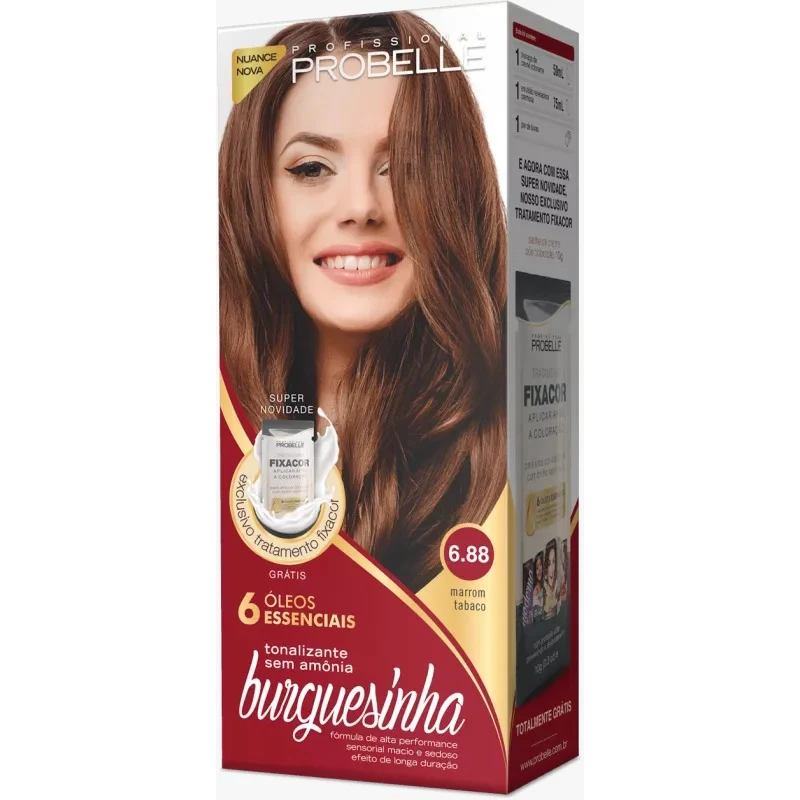 Coloração Burguesinha 6.88 Marrom Tabaco