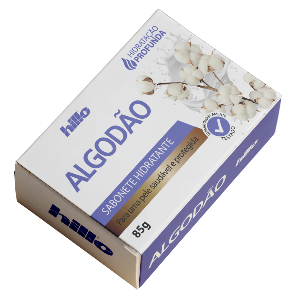 Sabonete Barra Hillo Algodão 85G
