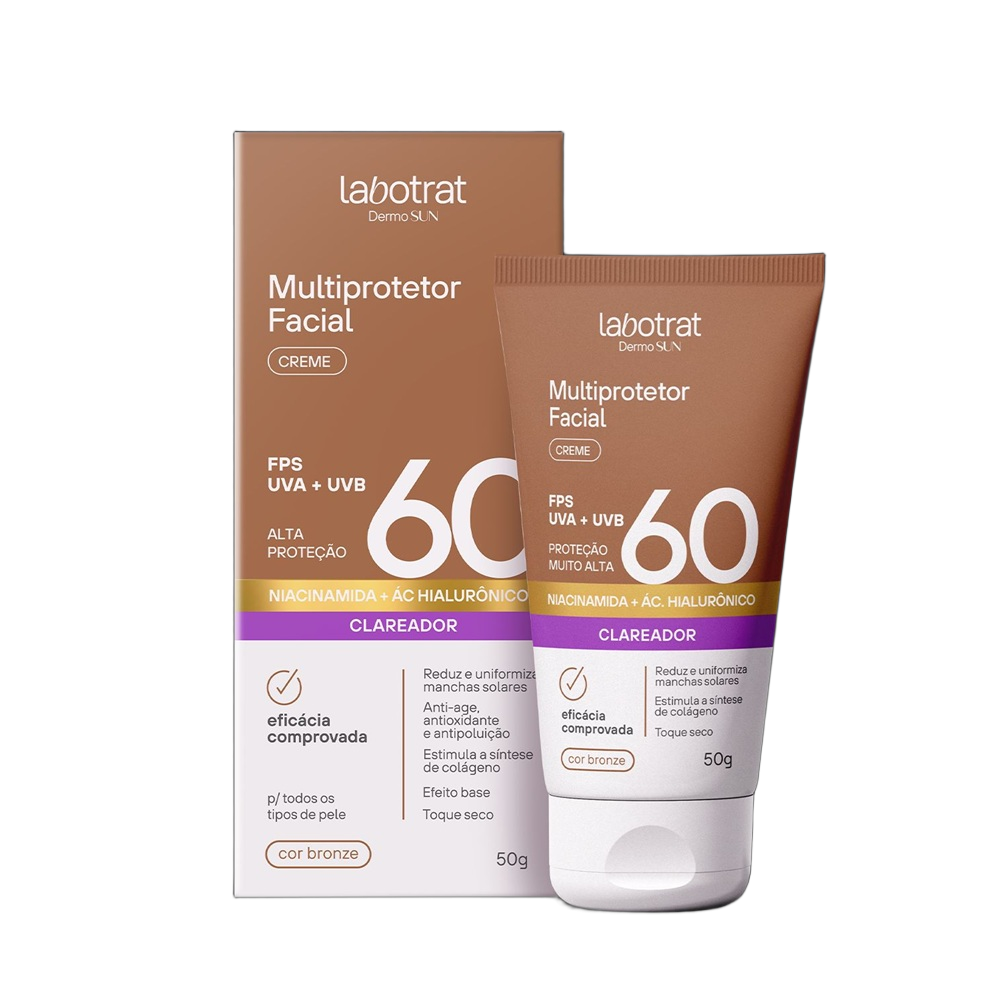 Multiprotetor Facial Labotrat Bronze FPS60 50g