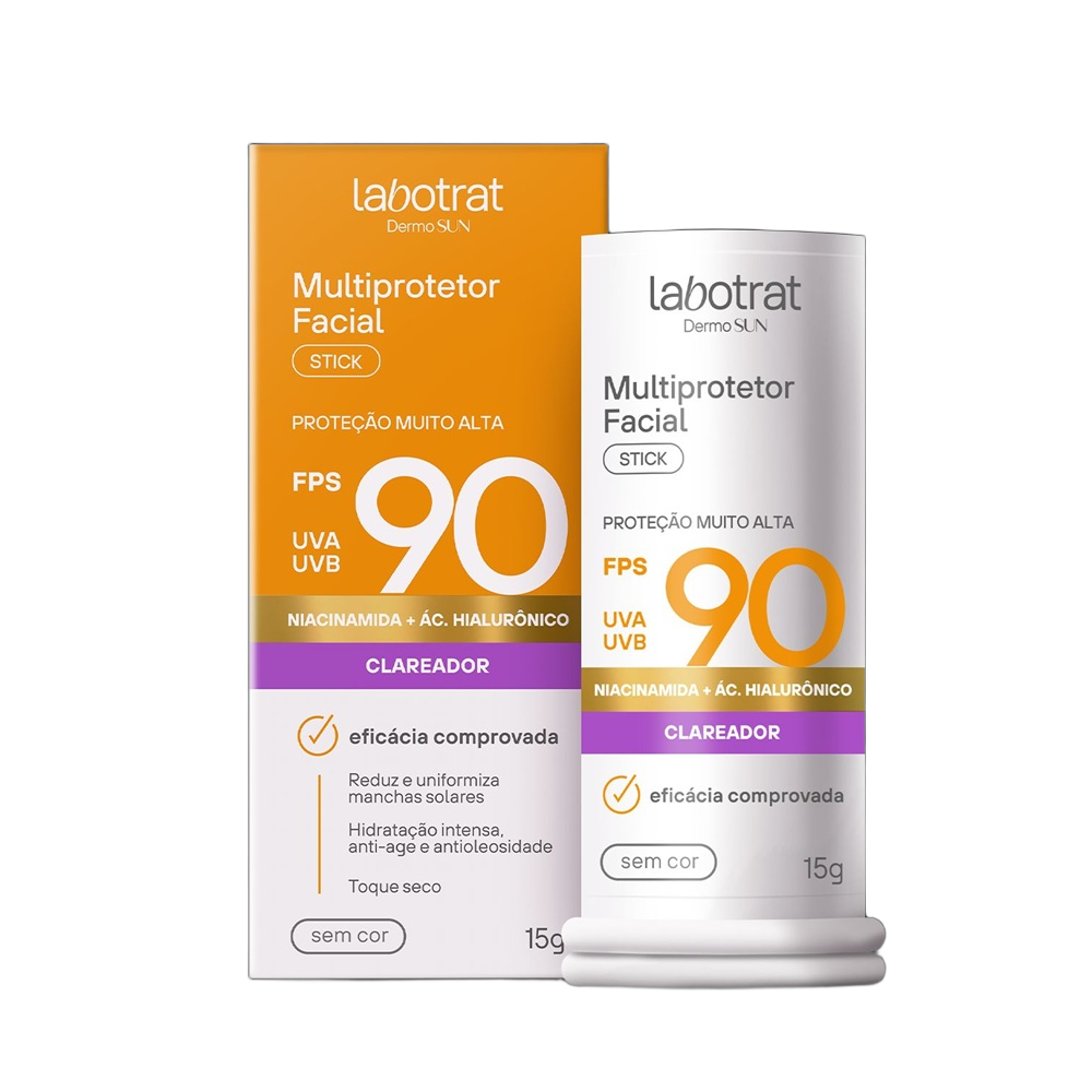 Multiprotetor Facial Labotrat Dermo Sun Fps90 Sem Cor 15G