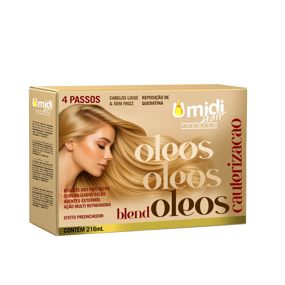 Cauterização Umidi Hair Blend Óleos 216ml