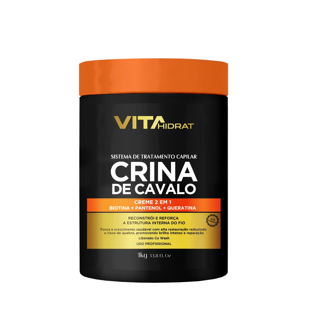 Máscara VitaHidrat 2 em 1 Crina De Cavalo 1kg