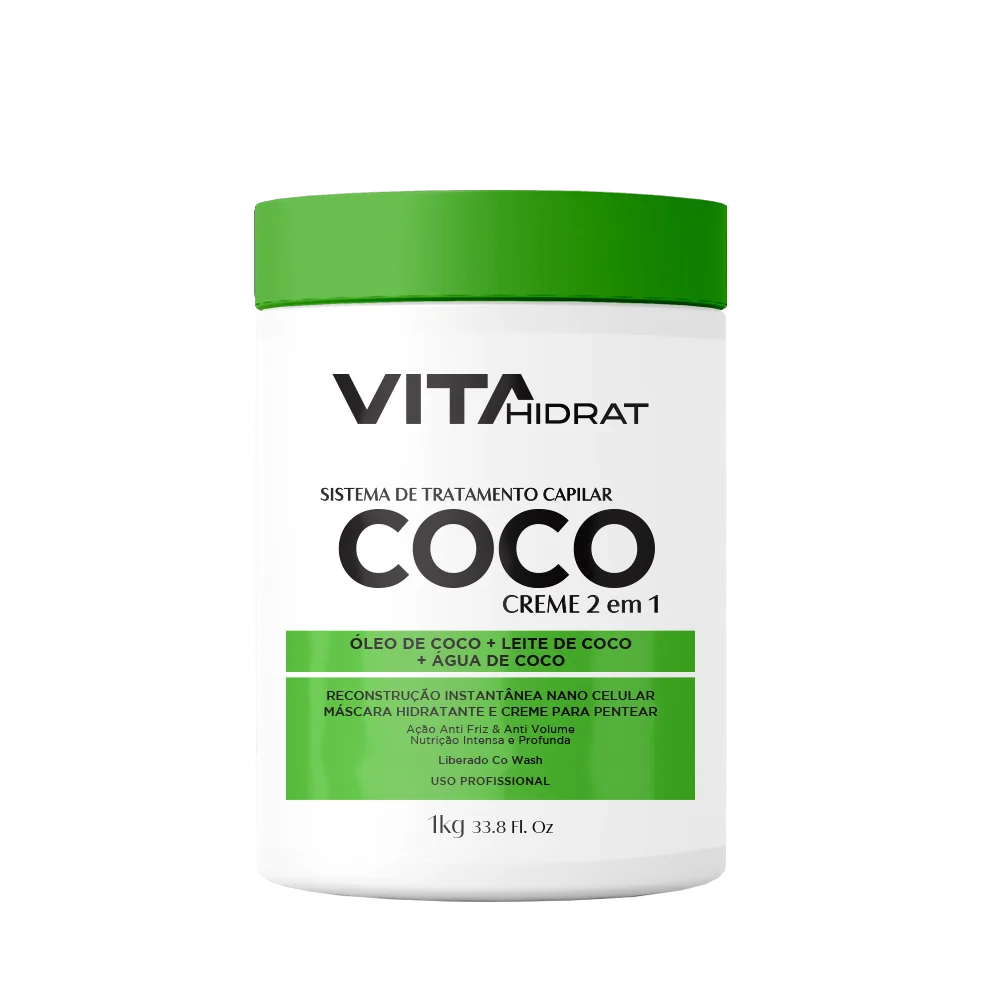 Máscara VitaHidrat 2 em 1 Coco 1kg