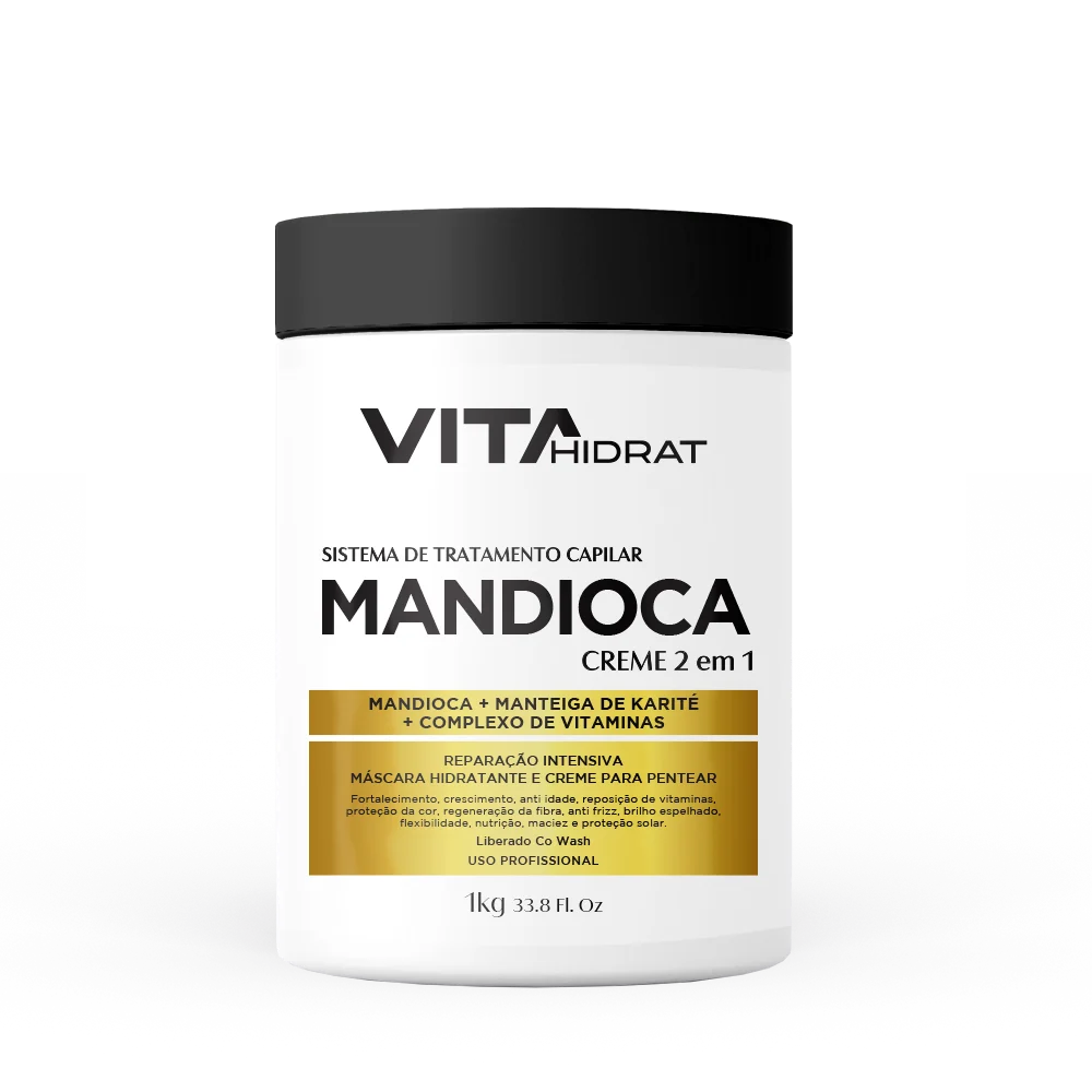 Máscara VitaHidrat 2 em 1 Mandioca 1kg