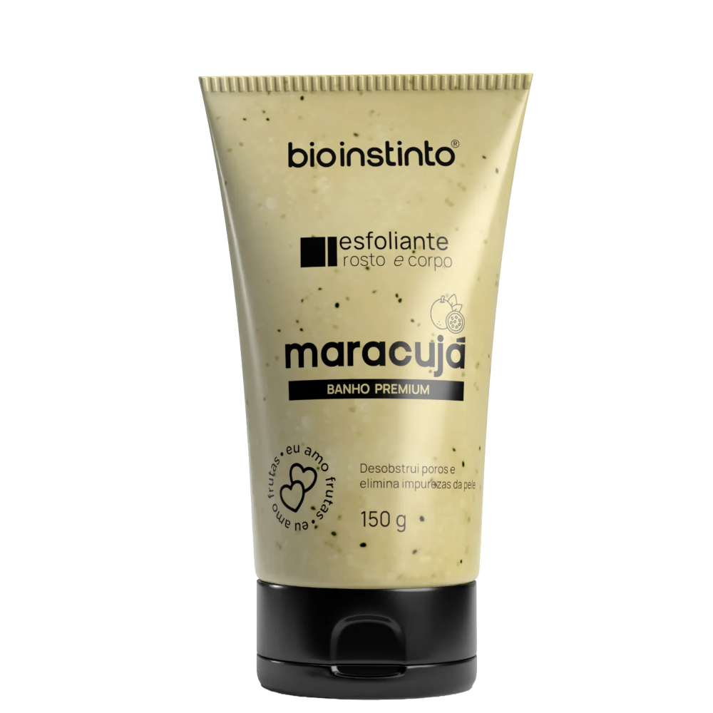 Esfoliante Rosto E Corpo Bio Instinto Maracujá 150g