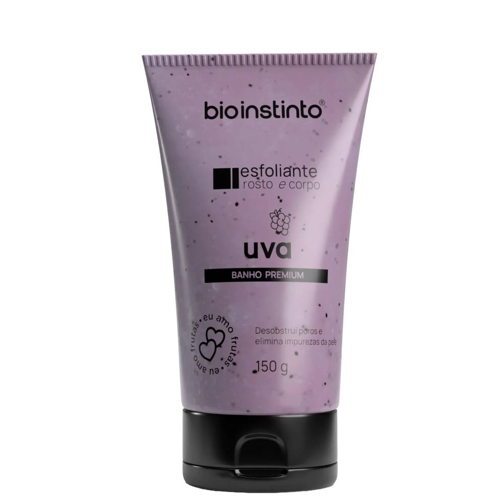 Esfoliante Rosto E C-Orpo Bio Instinto Uva 150g