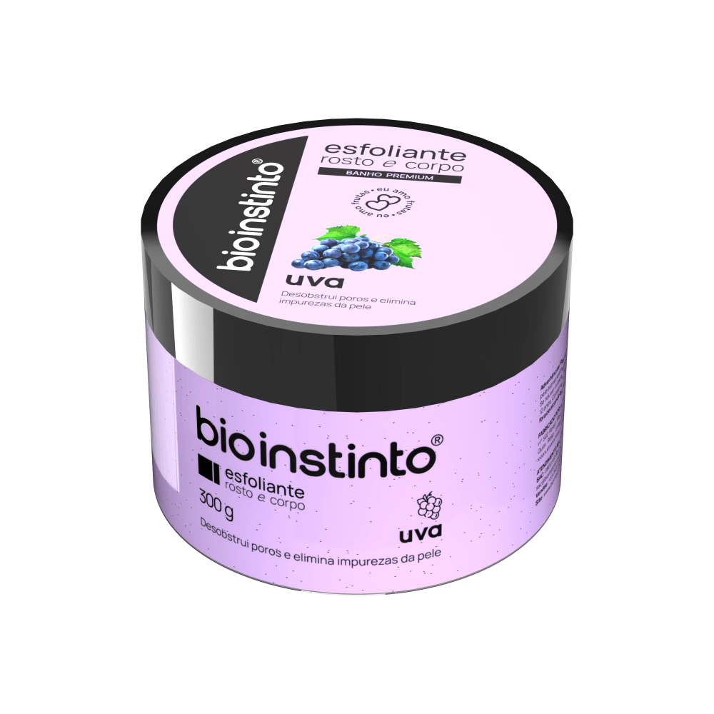 Esfoliante Corpo E Rosto Bioinstinto Uva 300g