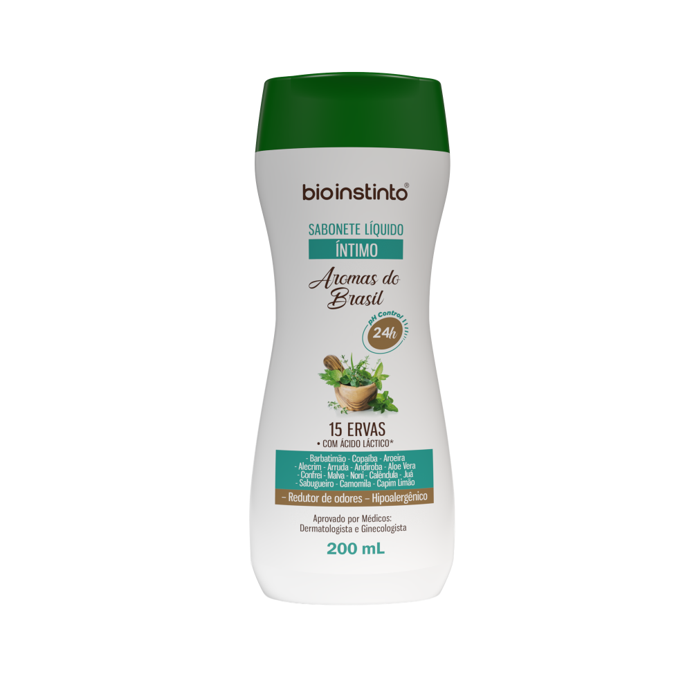 Sabonete Íntimo Bio Instinto Aromas Do Brasil 15 Ervas 200ml