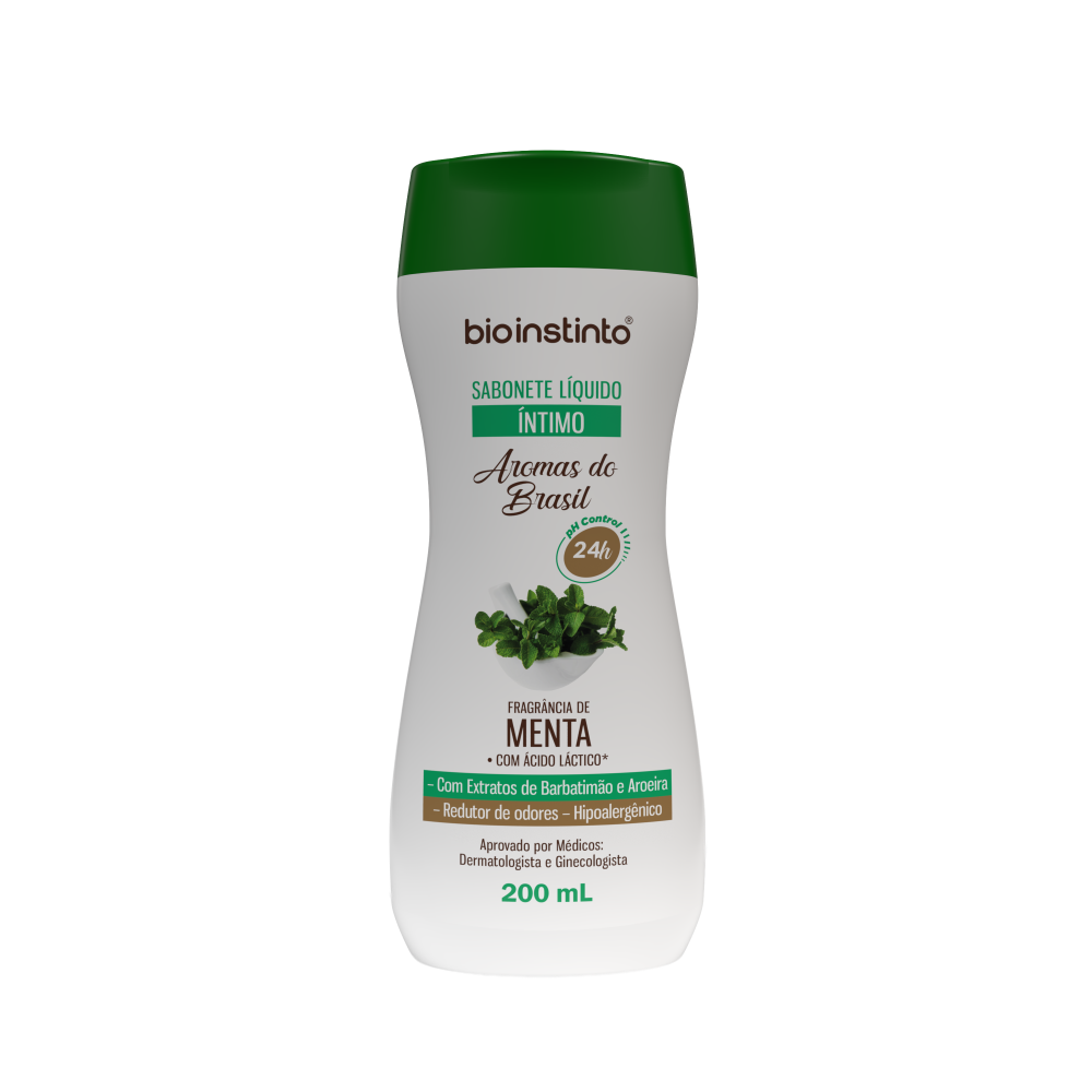 Sabonete Íntimo Bio Instinto Aromas Do Brasil Menta 200ml