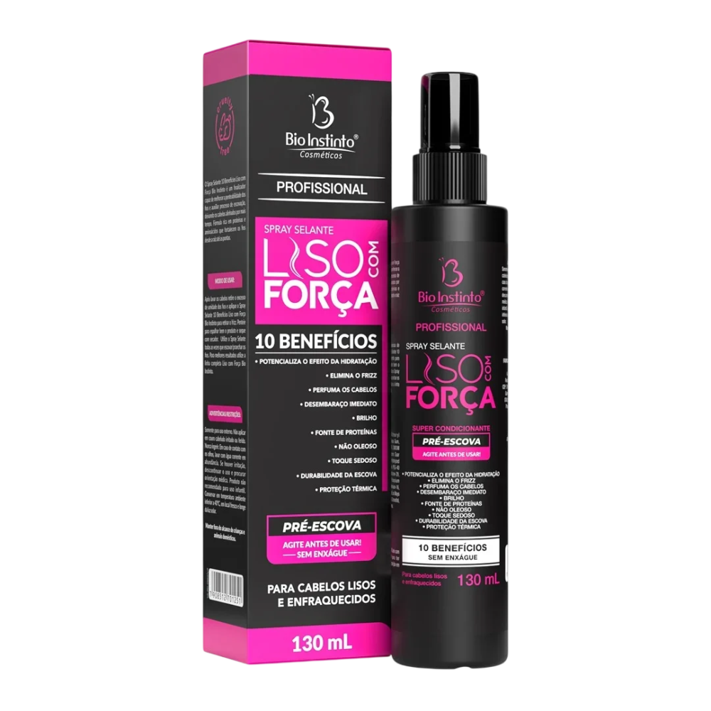 Spray Selante Bio Instinto Liso Com Força 130ml