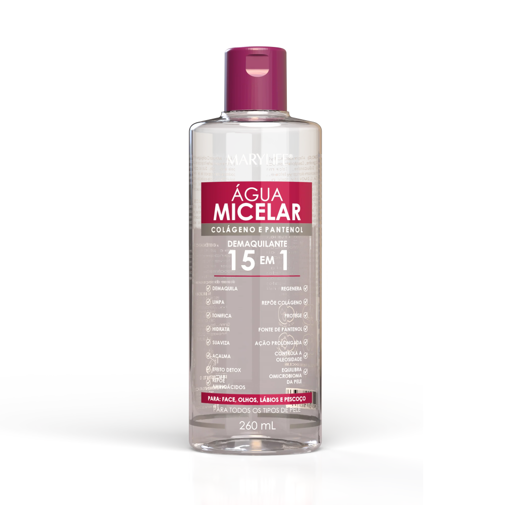 Água Micelar Bio Instinto Mary Life Colágeno e Pantenol 260ml