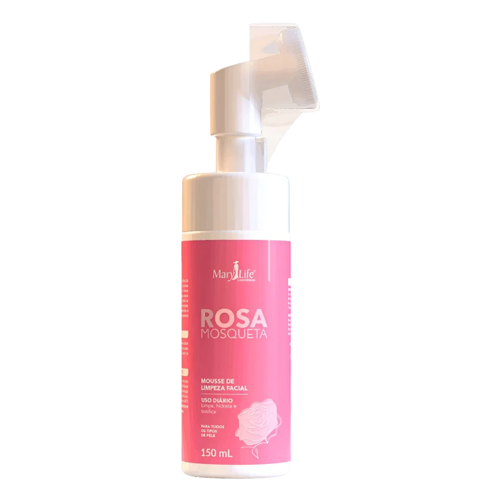 Mousse de Limpeza Facial Bio Instinto Mary Life Rosa Mosqueta 150ml