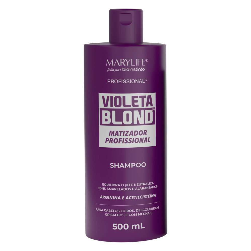 Shampoo Bio Instinto Mary Life Violeta Blond Matizador 500ml