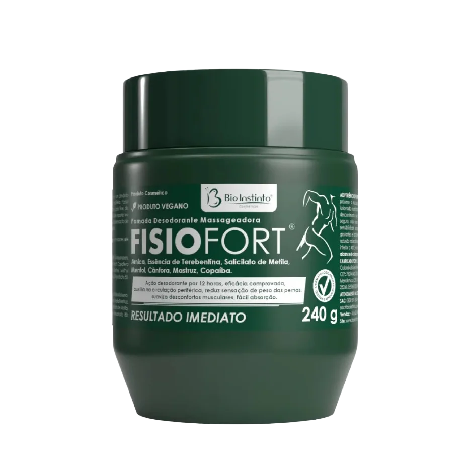 Pomada Massageadora Bio Instinto Fisiofort 240g