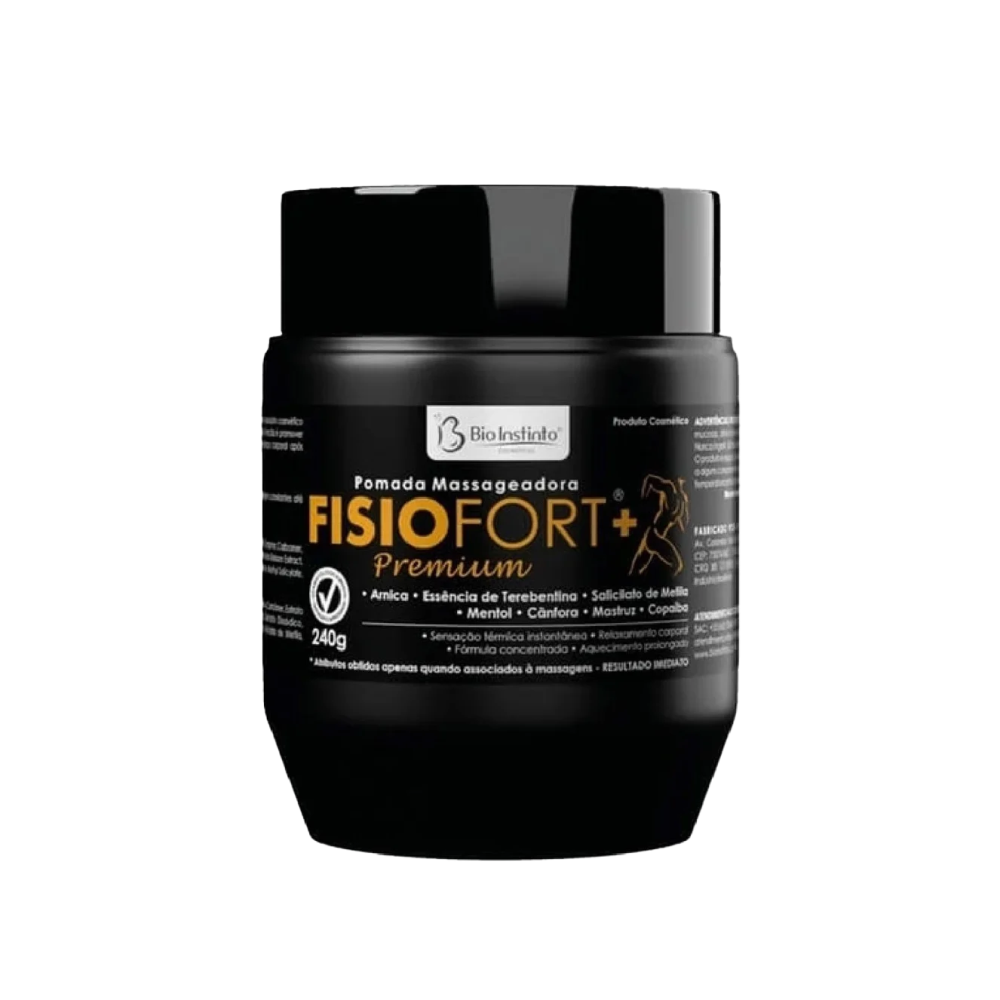 Pomada Massageadora Bio Instinto Fisiofort + Premium 240g