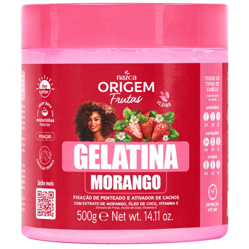 Gelatina Origem Morango 500G
