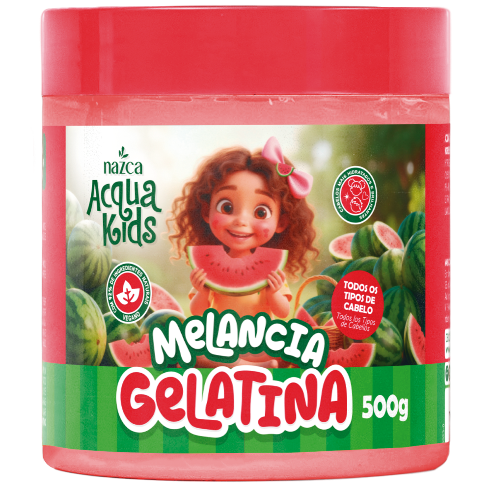Gelatina Acqua Kids Melancia 500G