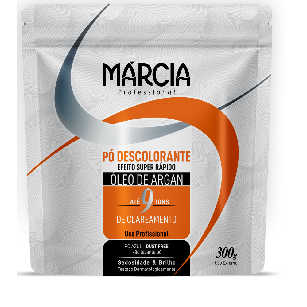Refil Pó Descolorante Marcia Óleo De Argan 300G