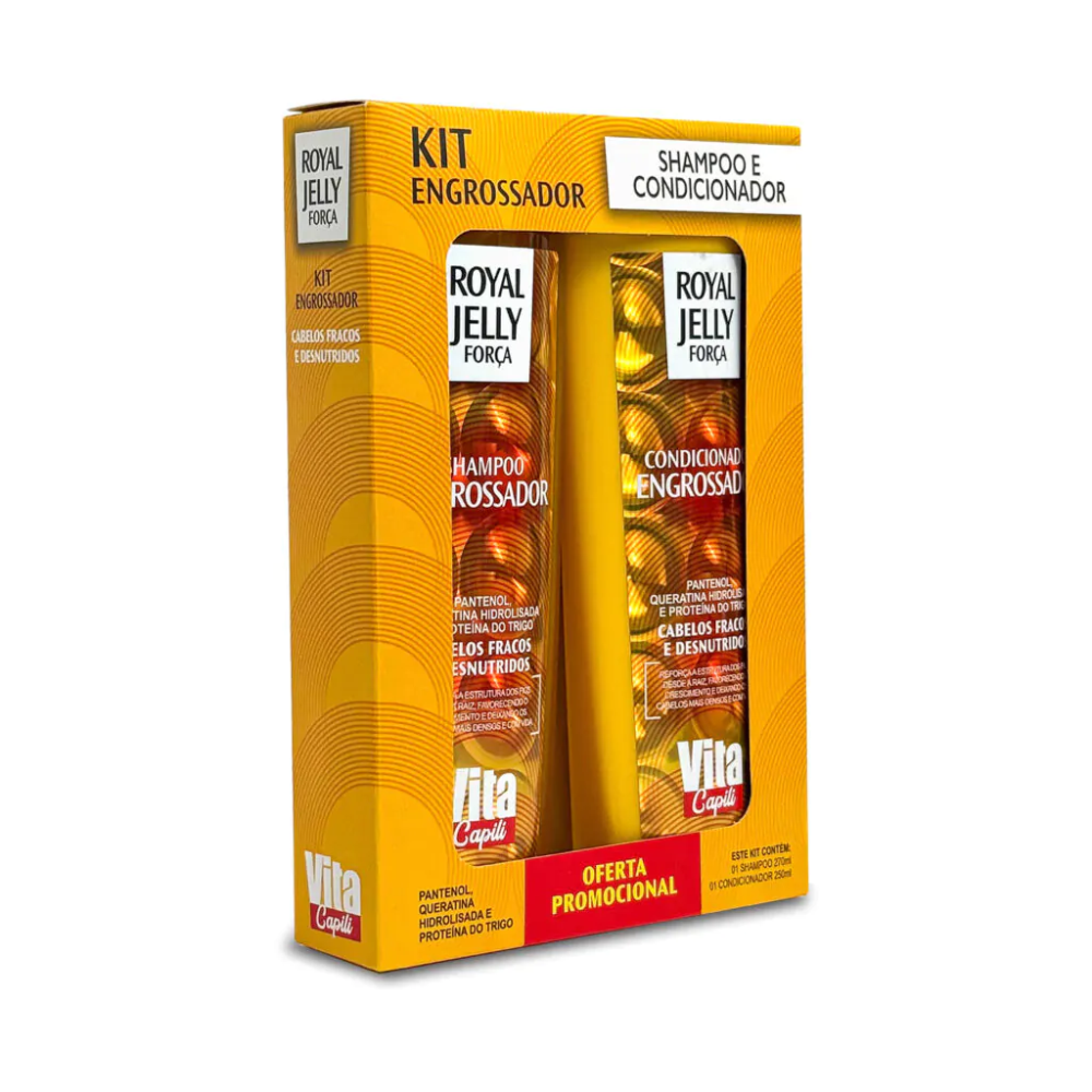 Kit Shampoo 270ml + Condicionador 250ml Muriel Engrossador