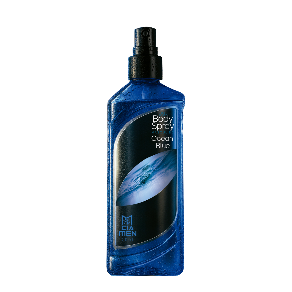 Body Spray Cia Da Natureza Cia Men Ocean Blue 210ml