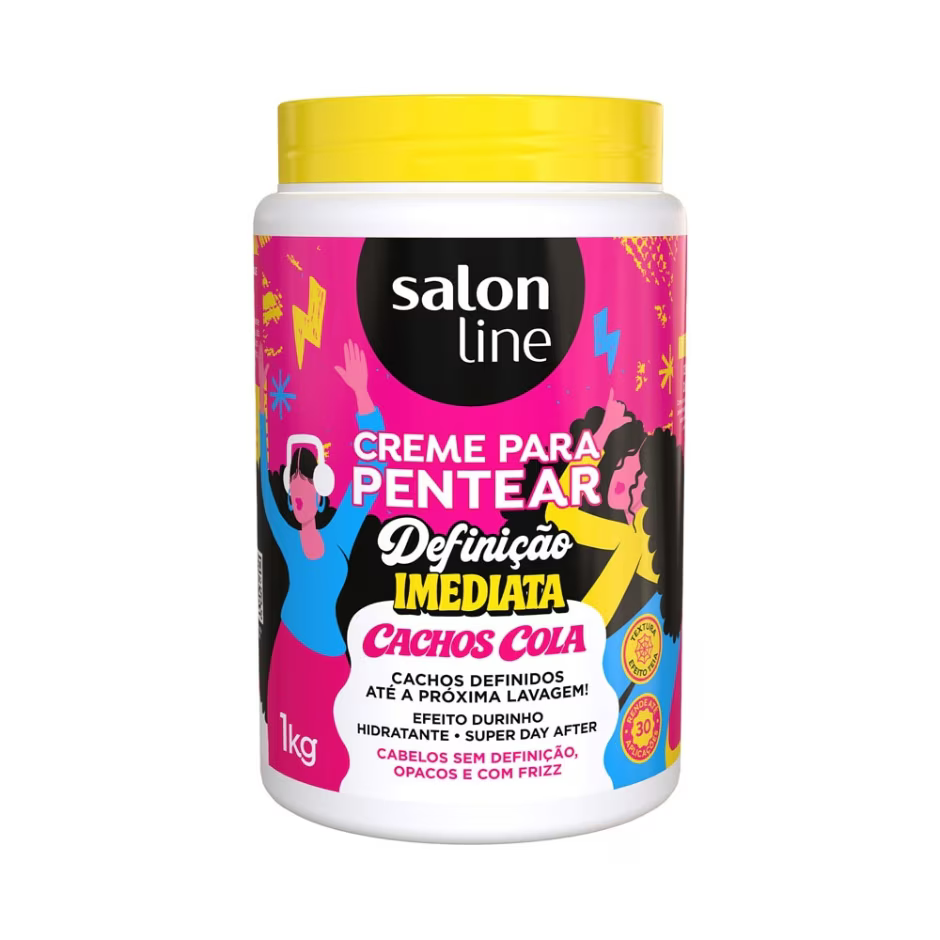 Creme Para Pentear Salon Line Cachos Cola 1Kg