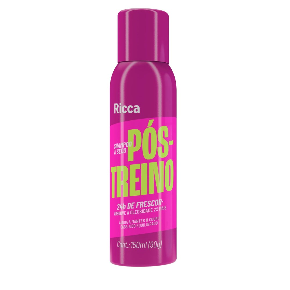 Shampoo a Seco Ricca Belliz 150ml Pós-Treino Ref. 2845