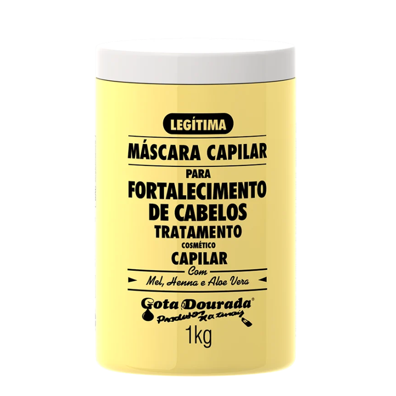 Máscara Capilar Gota Dourada Fortalecimento 1Kg