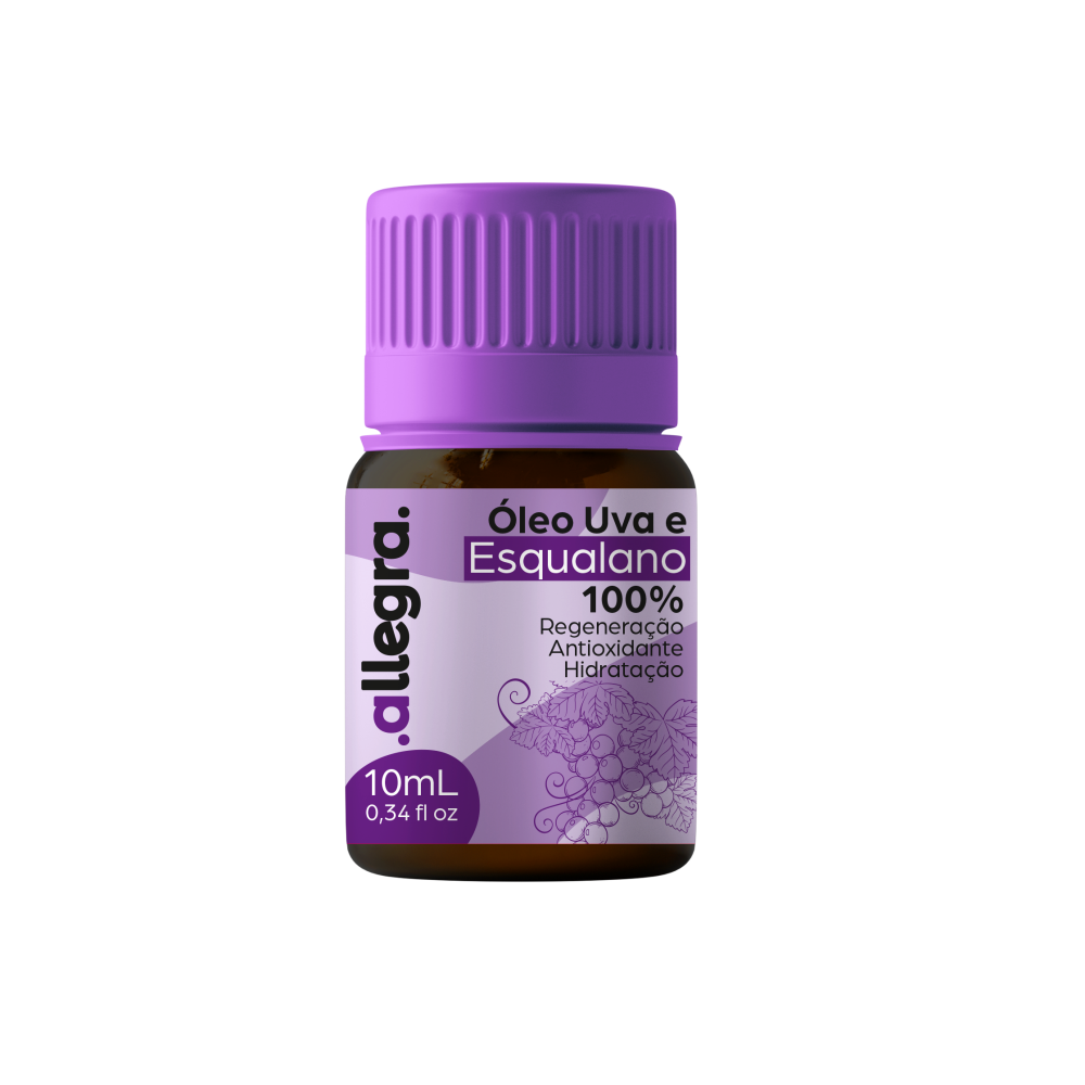 Óleo Facial Allegra Uva e Esqualano 10ml