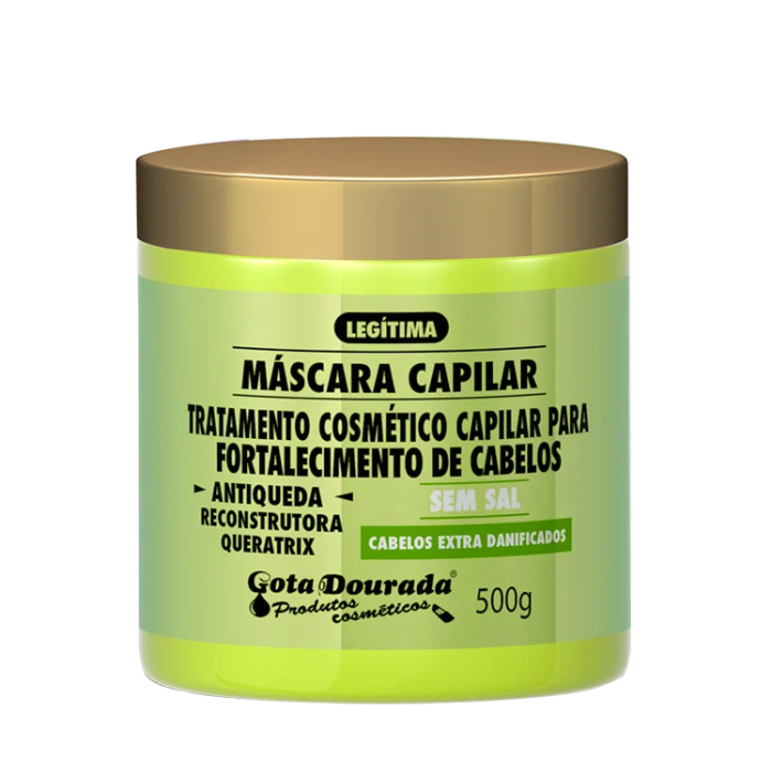 Máscara Capilar Gota Dourada Antiqueda 500G