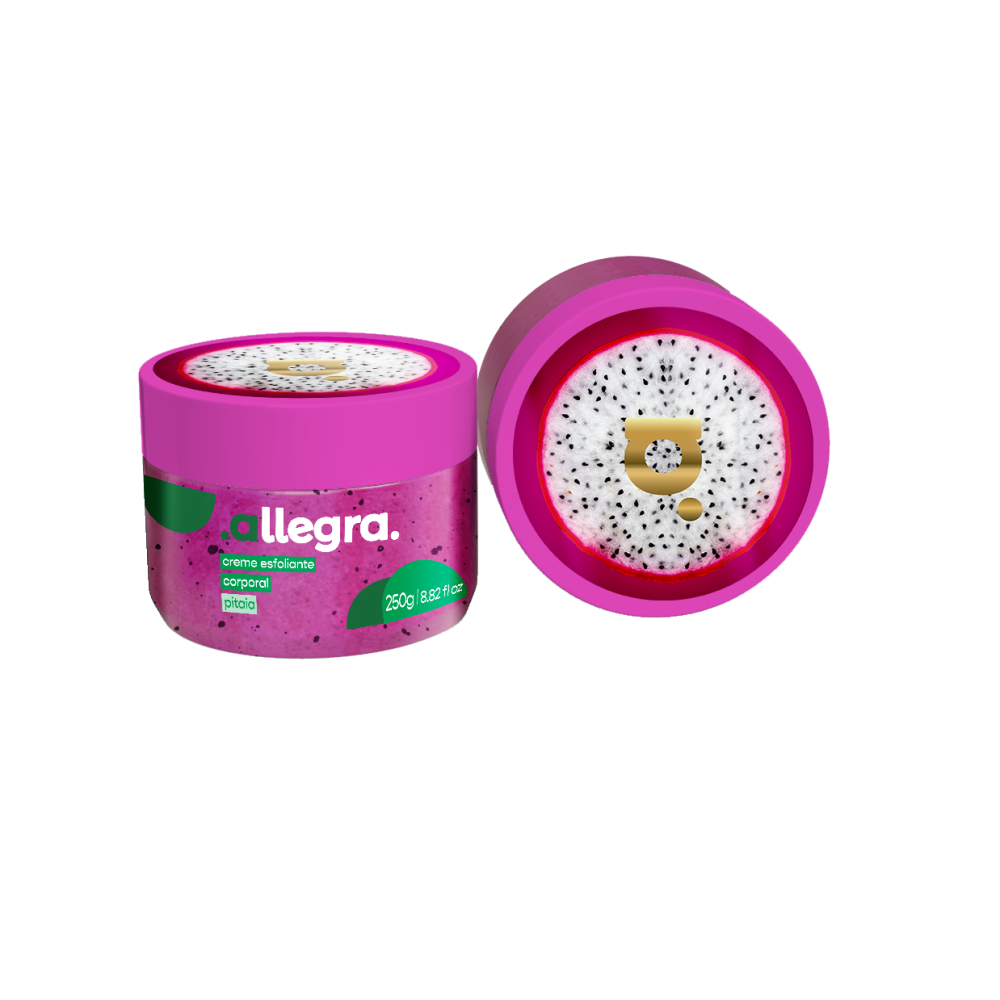 Creme Esfoliante Corporal Allegra Pitaia 250g