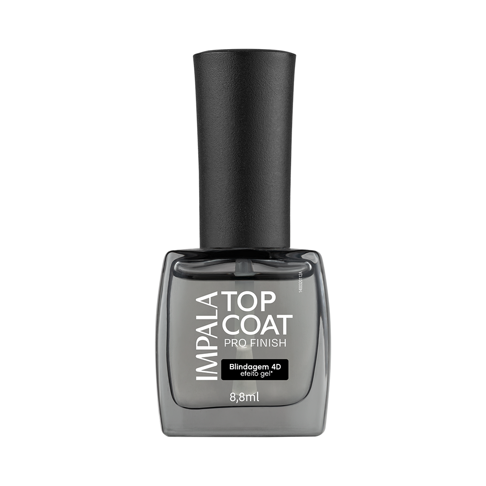 Esmalte Impala Top Coat Pro Finish Blindagem 4D Com 6 Unidades Ref. 1048