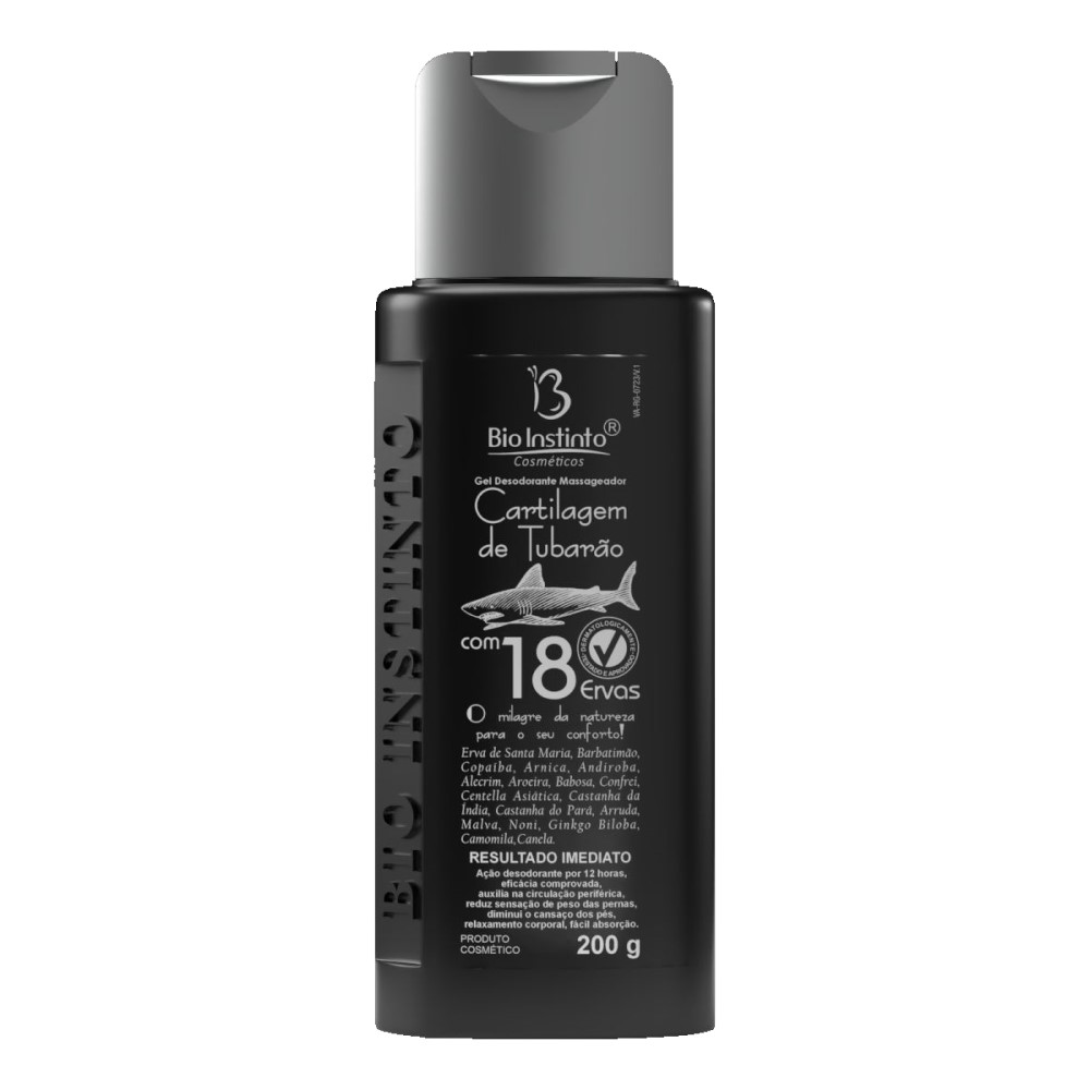 Gel Bio Instinto Massageador Cartilagem de Tubarão 200g