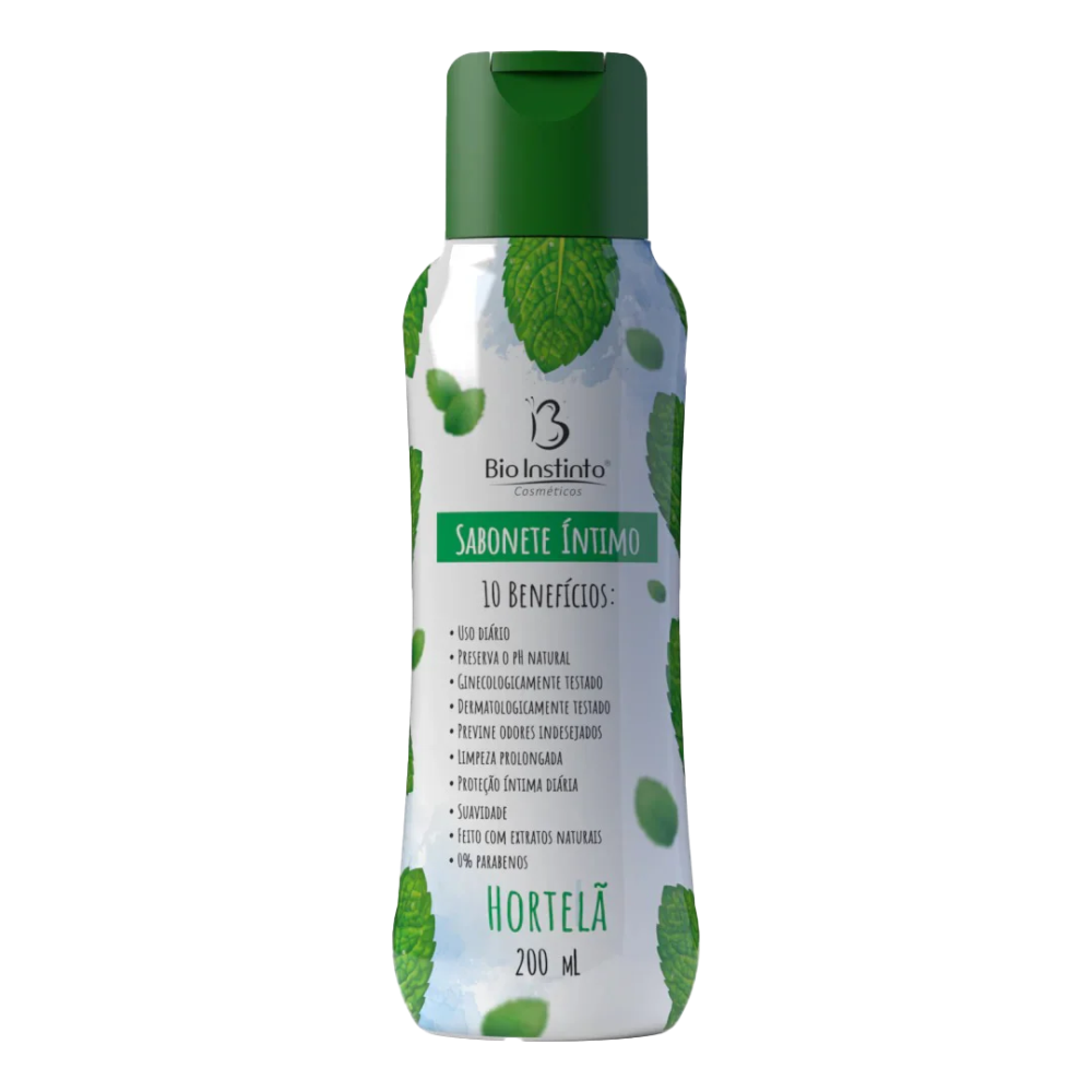 Sabonete Líquido Íntimo Bio Instinto Hortelã 200ml