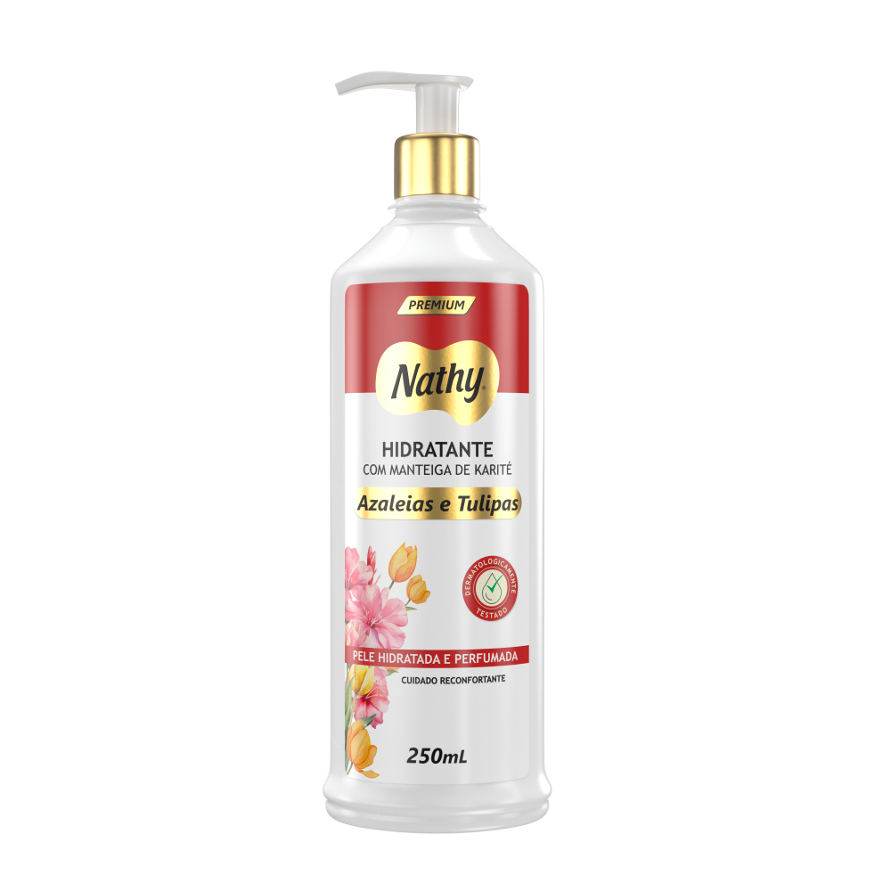Hidratante Corporal Nathy 250ml Azaleias e Tulipas