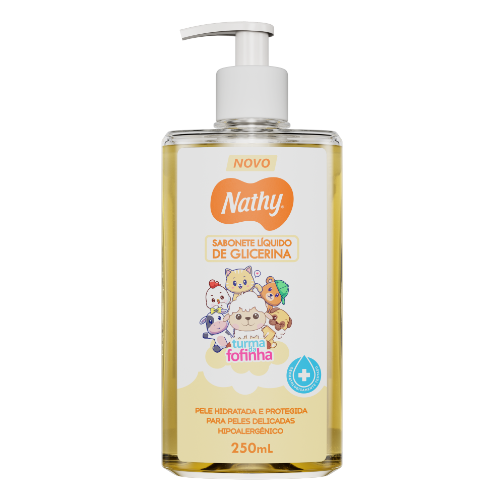 Sabonete Líquido Turma da Fofinha Nathy 250ml Glicerinado